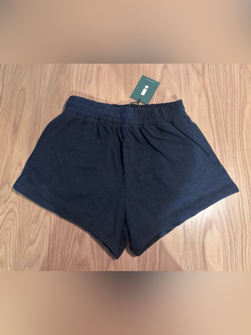 Daily Drills Fleece Super Shorts - Charcoal Grey Size M/L NWT - Picture 5 of 12